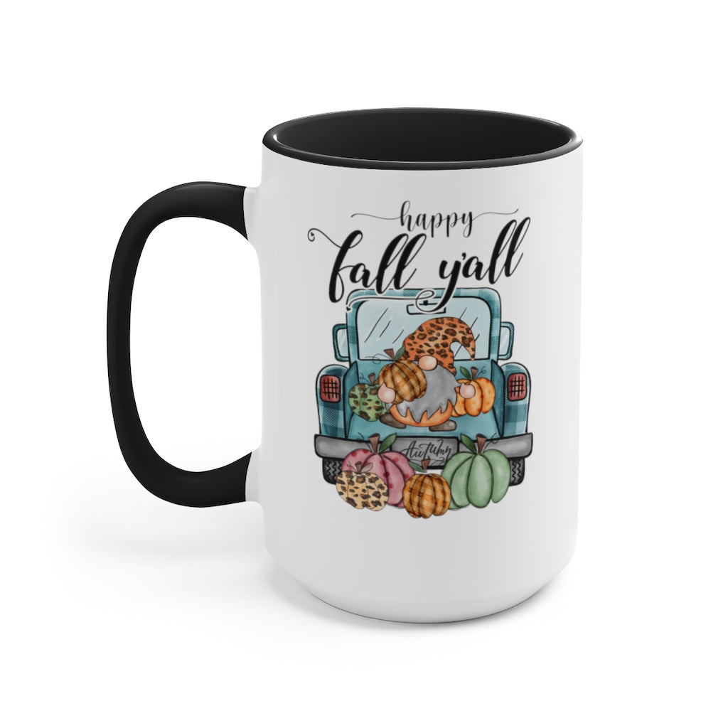 Two-Tone Coffee Mugs, 15oz