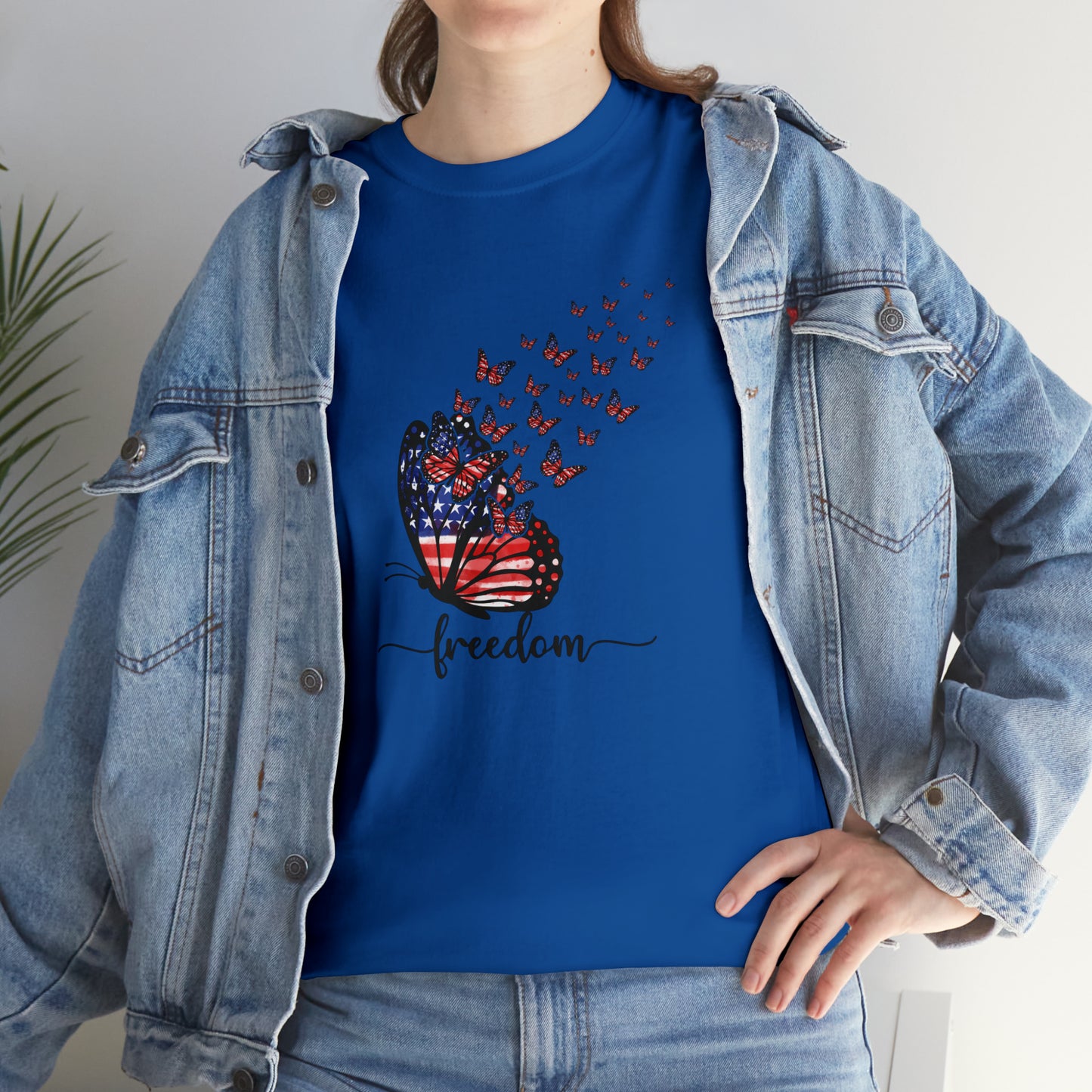 Fourth of July Patriotic Freedom Butterfly