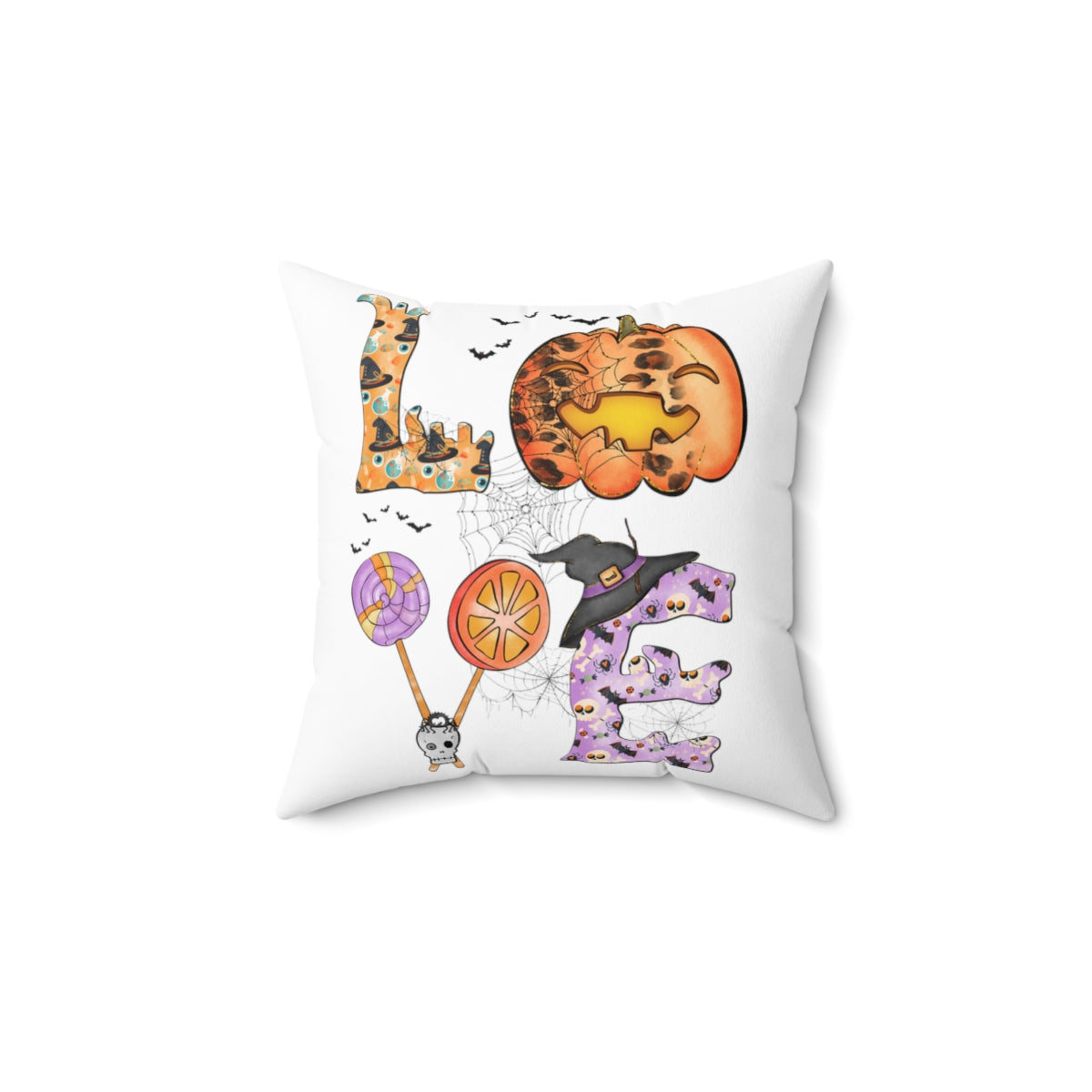 Spun Polyester Square Pillow