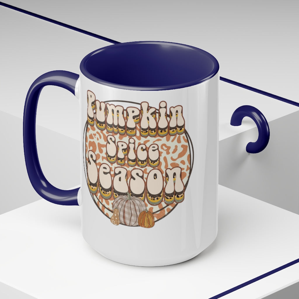 Two-Tone Coffee Mugs, 15oz