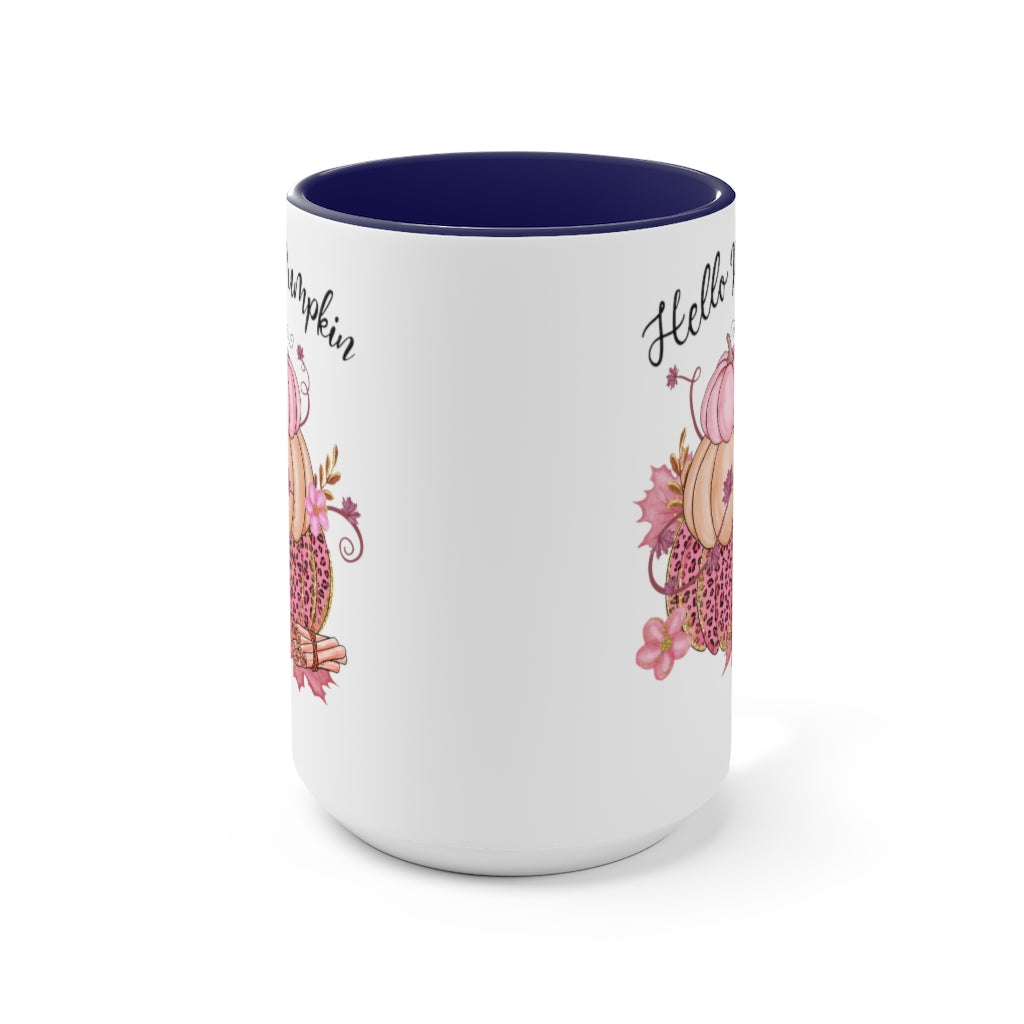 Two-Tone Coffee Mugs, 15oz