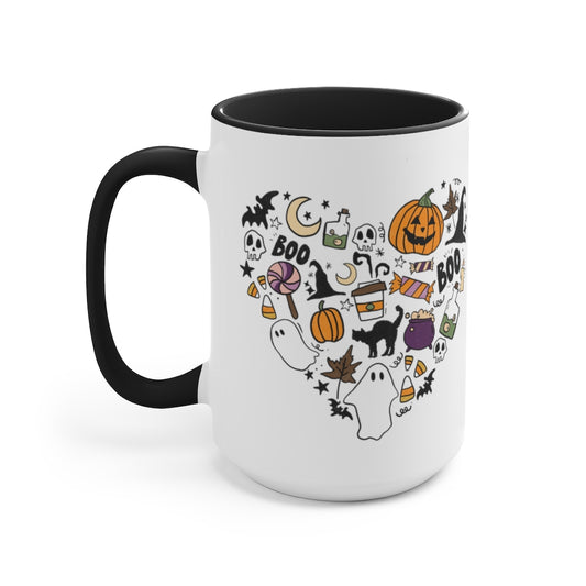 Two-Tone Coffee Mugs, 15oz