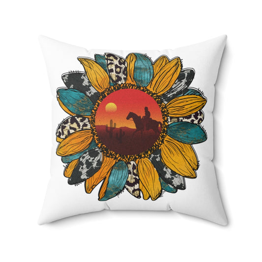 Spun Polyester Square Pillow