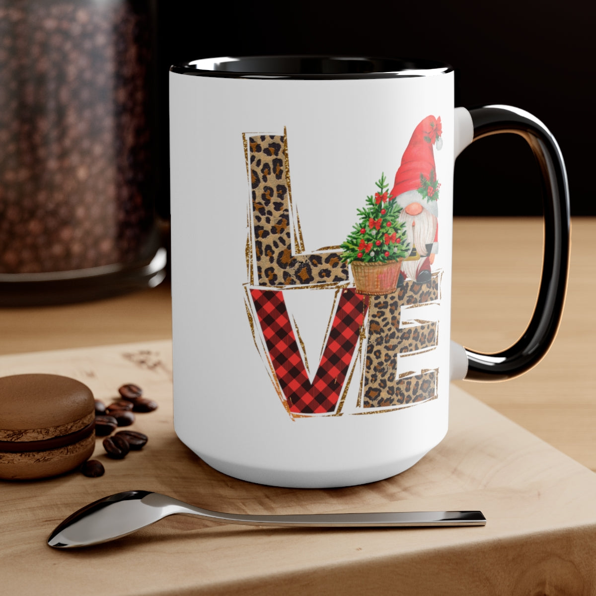 Two-Tone Coffee Mugs, 15oz