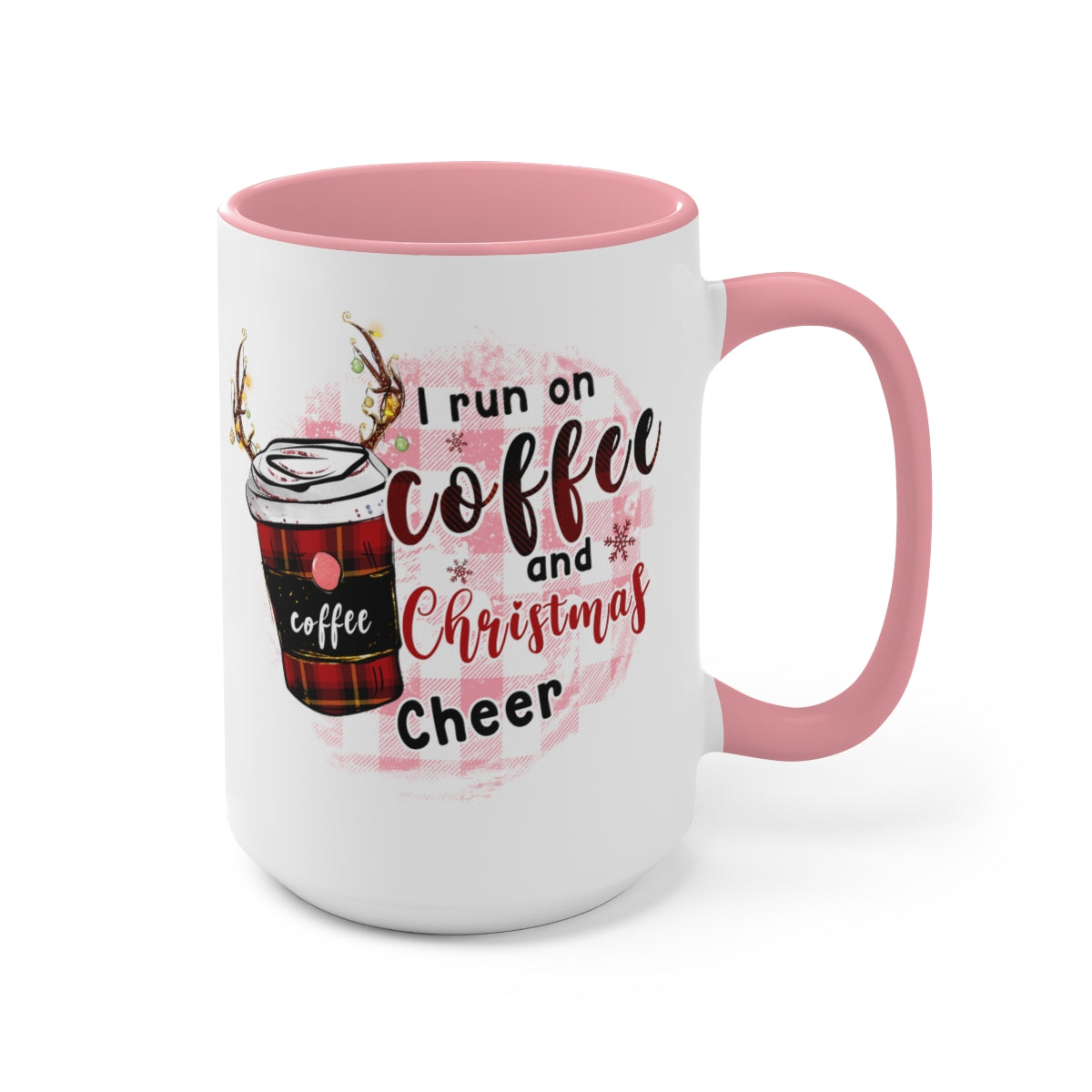 Two-Tone Coffee Mugs, 15oz