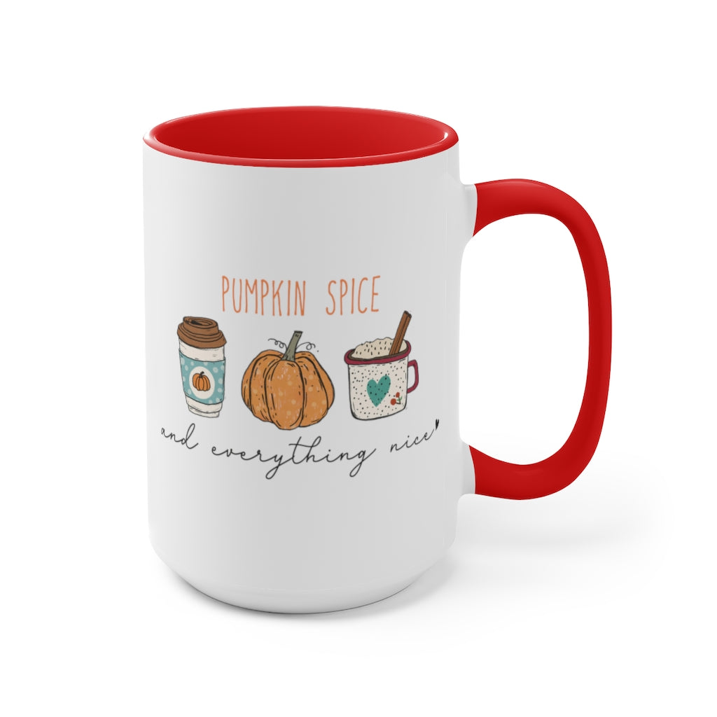 Two-Tone Coffee Mugs, 15oz