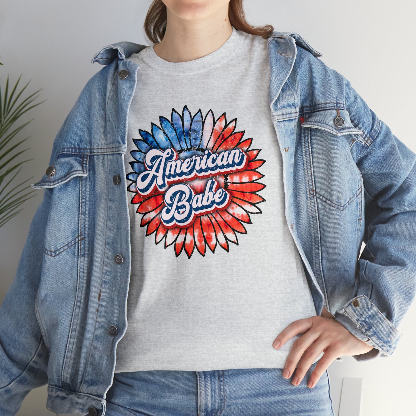 American Babe Patriotic Heavy Cotton Tee