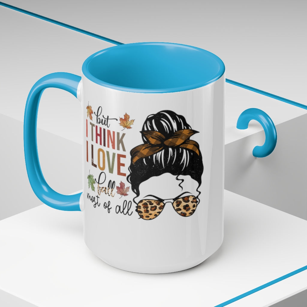 Two-Tone Coffee Mugs, 15oz