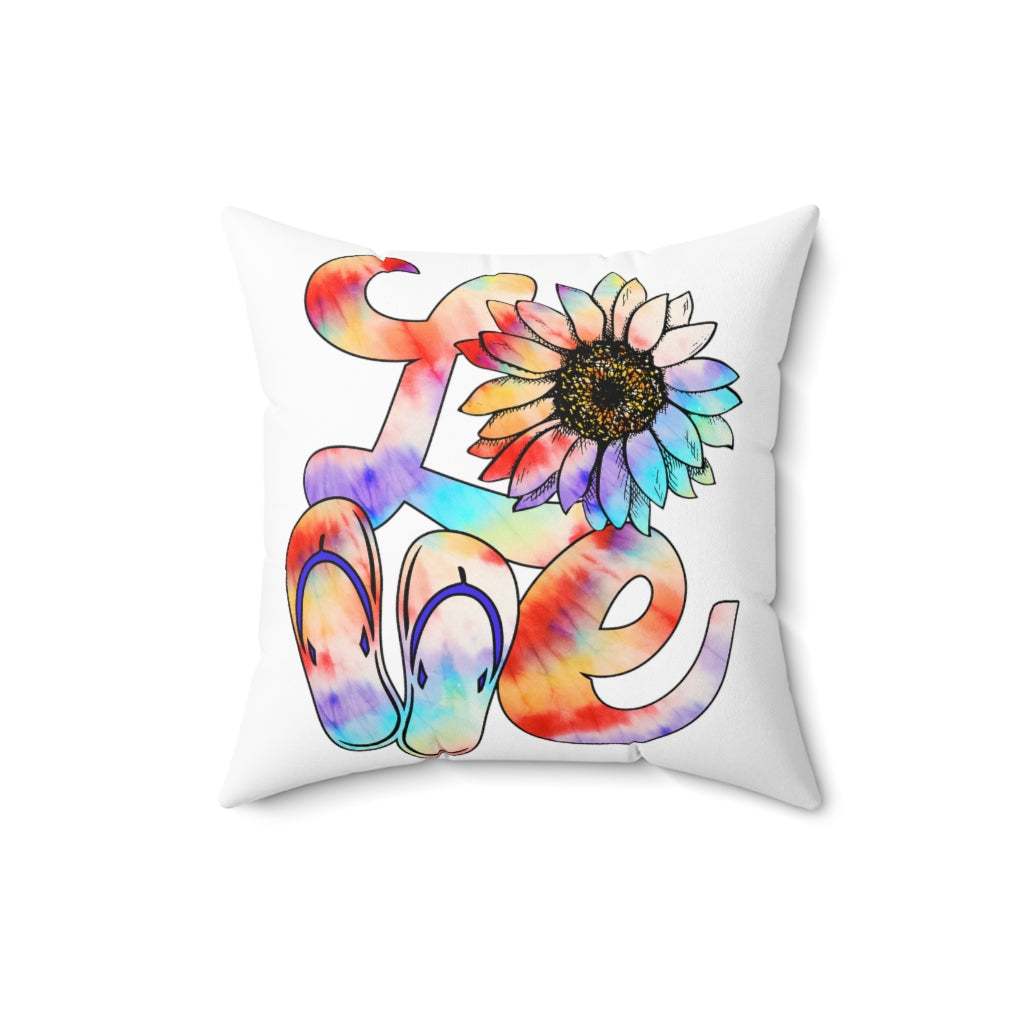 Spun Polyester Square Pillow