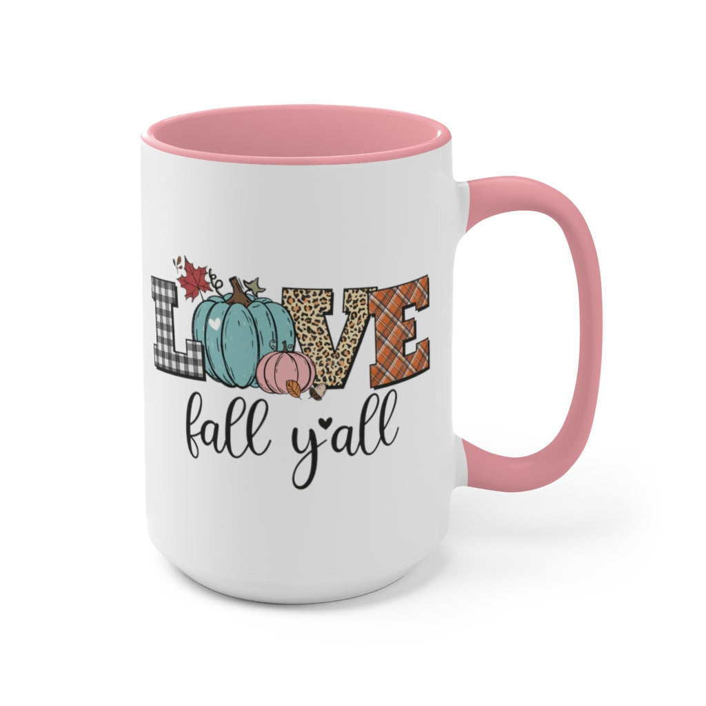 Two-Tone Coffee Mugs, 15oz