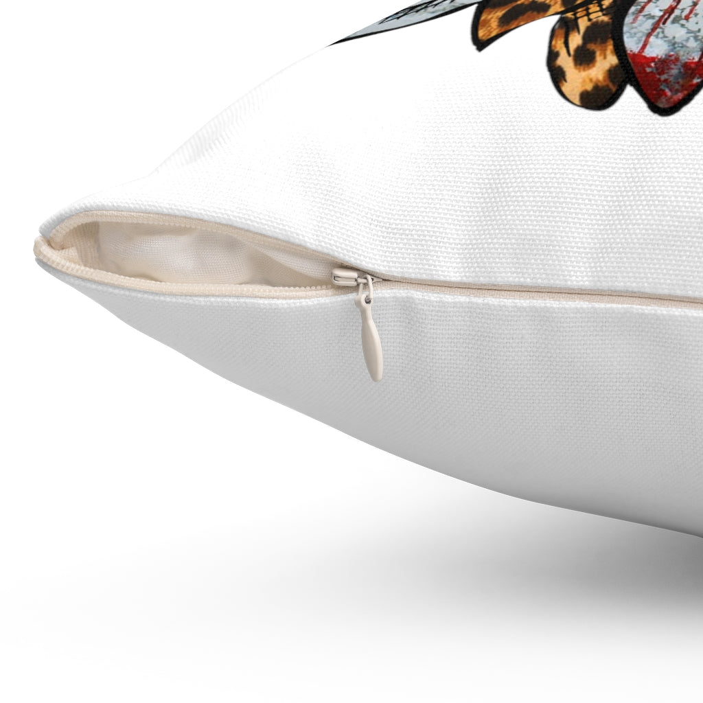 Spun Polyester Square Pillow