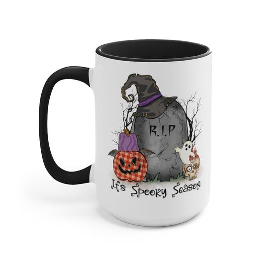 Two-Tone Coffee Mugs, 15oz