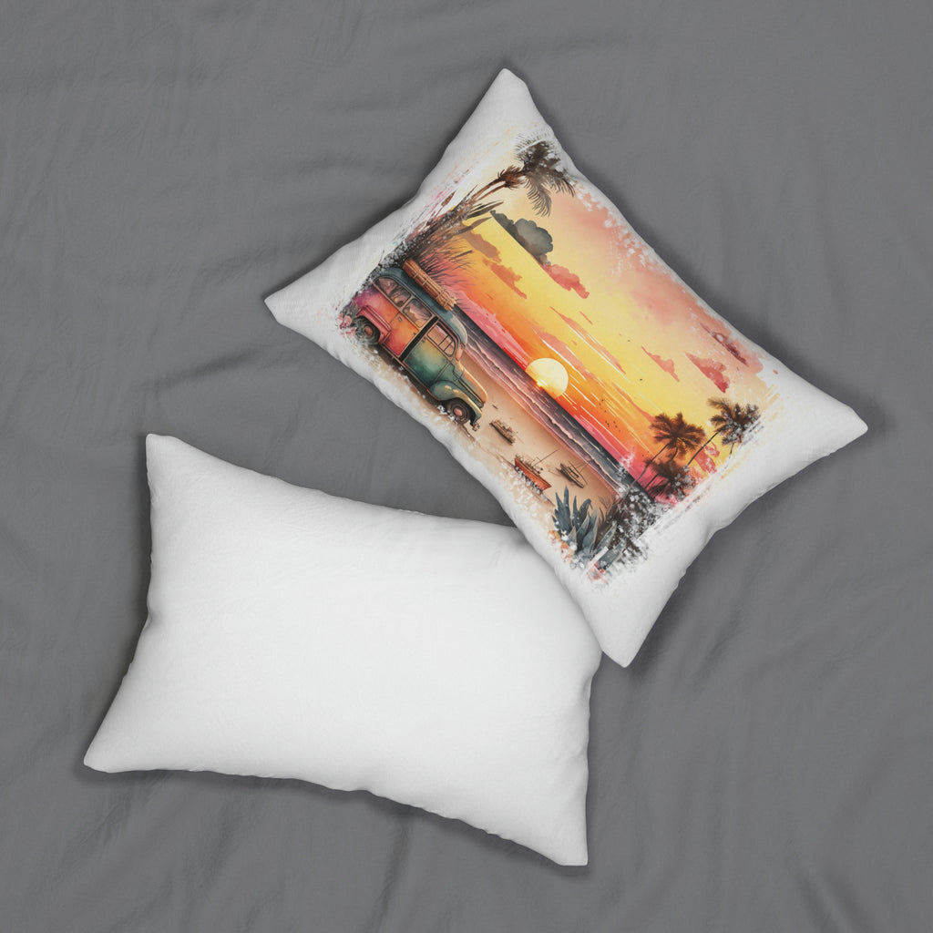 Spun Polyester Lumbar Pillow