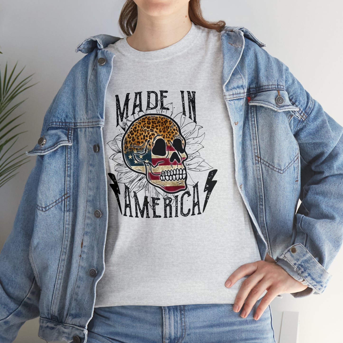 America Skull Graphic Tee