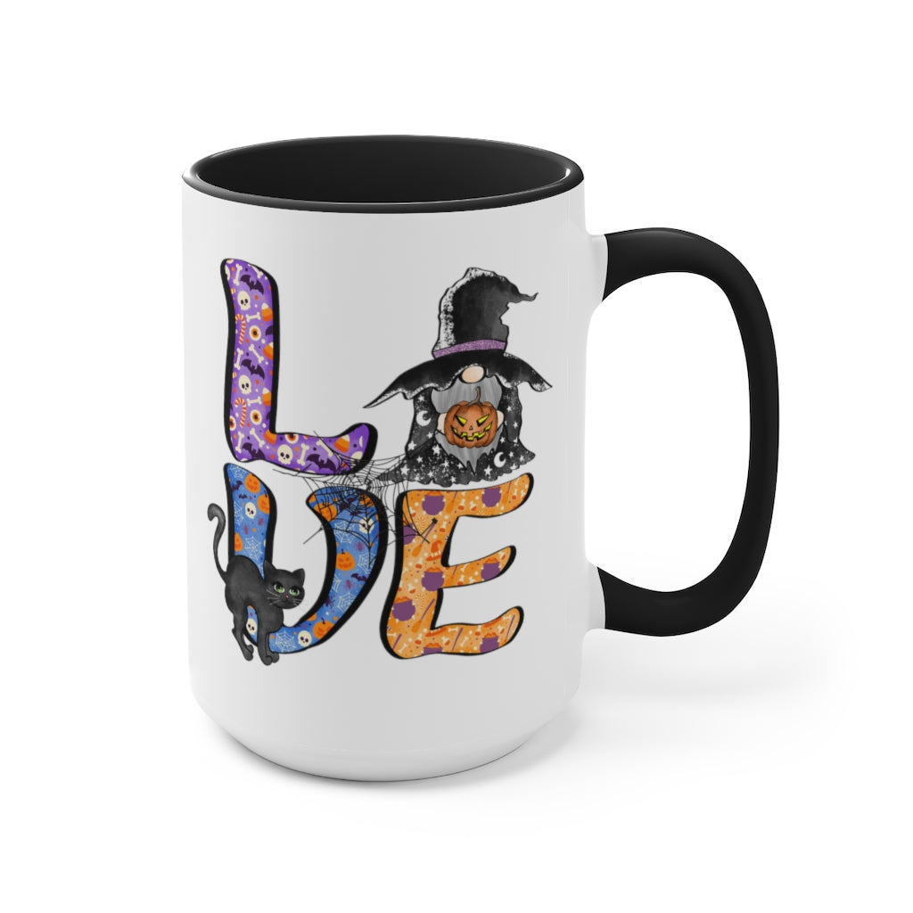 Two-Tone Coffee Mugs, 15oz