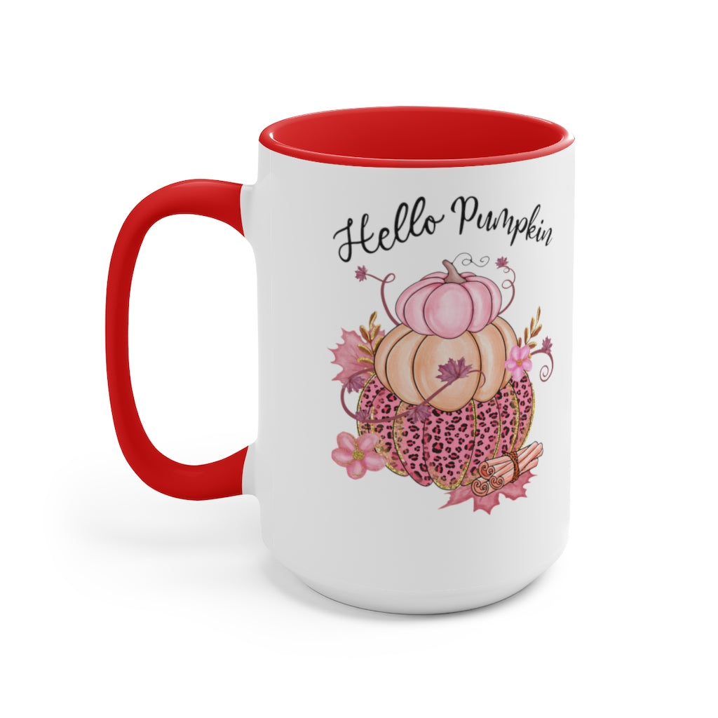 Two-Tone Coffee Mugs, 15oz