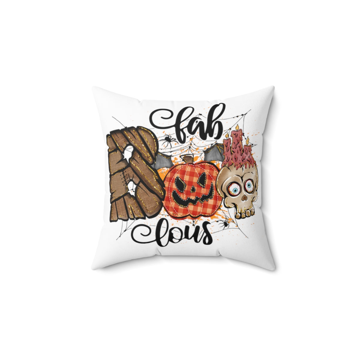 Spun Polyester Square Pillow