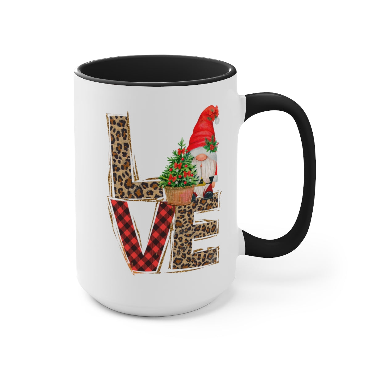 Two-Tone Coffee Mugs, 15oz