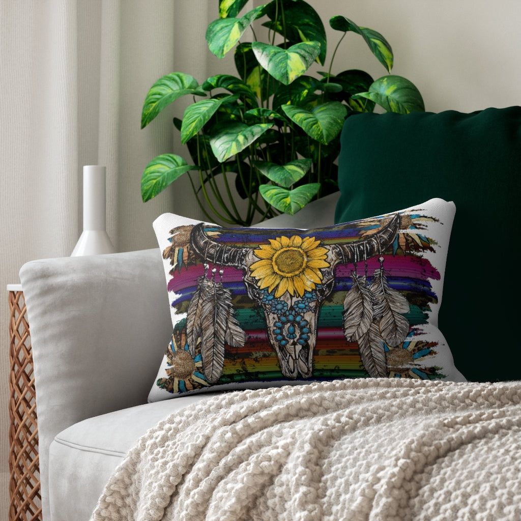 Spun Polyester Lumbar Pillow