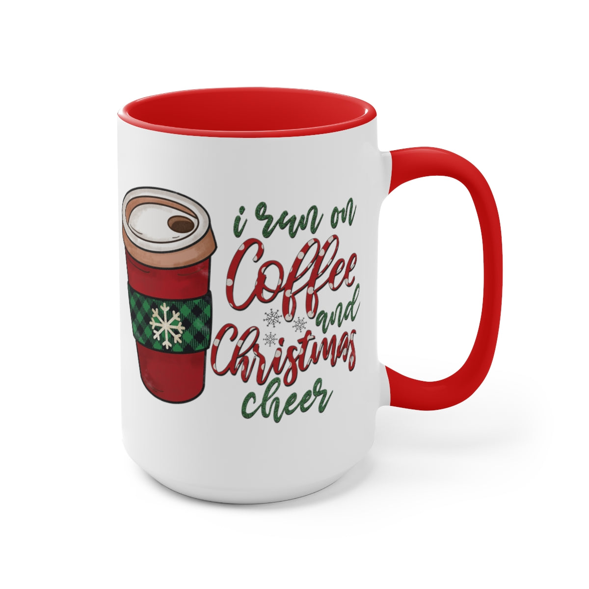 Two-Tone Coffee Mugs, 15oz