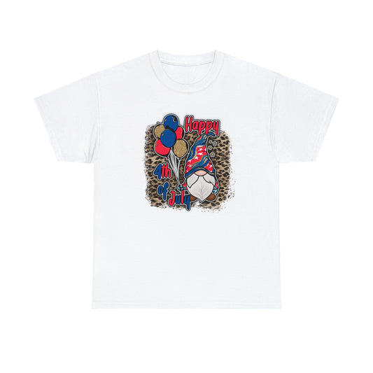 Fourth of July Gnome Graphic Tee