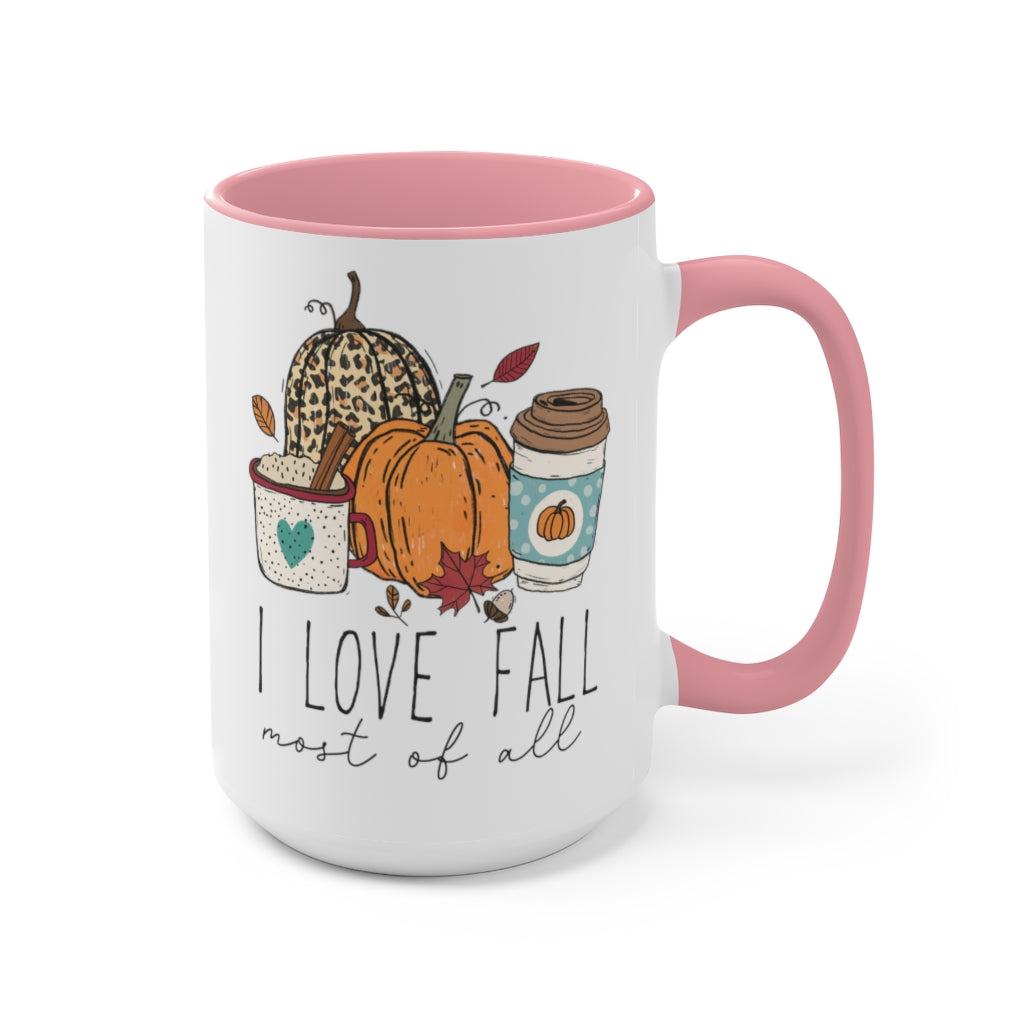Two-Tone Coffee Mugs, 15oz