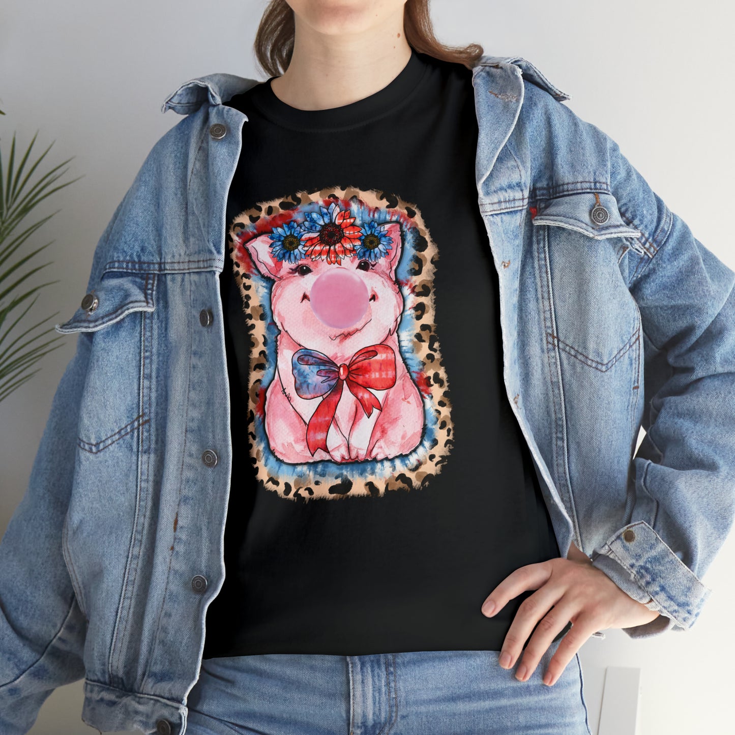 Patriotic Pig Graphic Tee