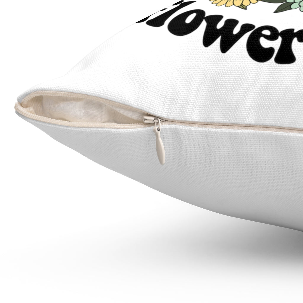 Spun Polyester Square Pillow