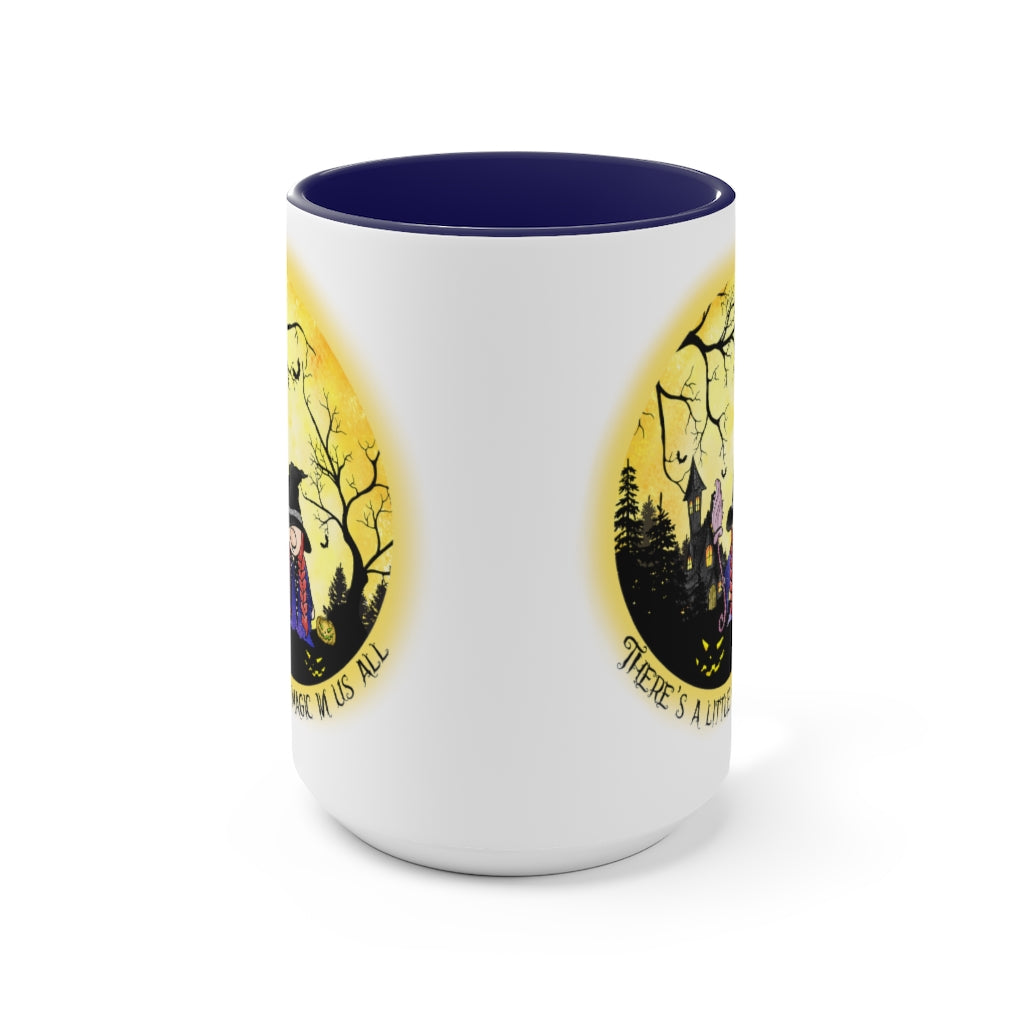 Two-Tone Coffee Mugs, 15oz