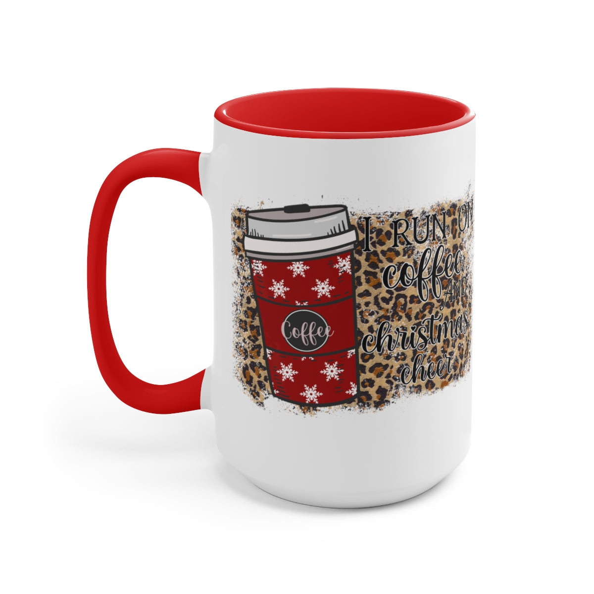 Two-Tone Coffee Mugs, 15oz