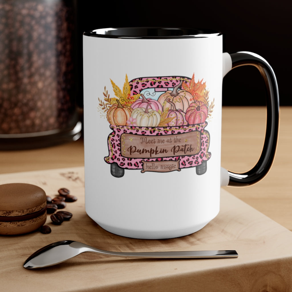 Two-Tone Coffee Mugs, 15oz