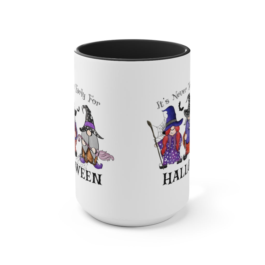 Two-Tone Coffee Mugs, 15oz