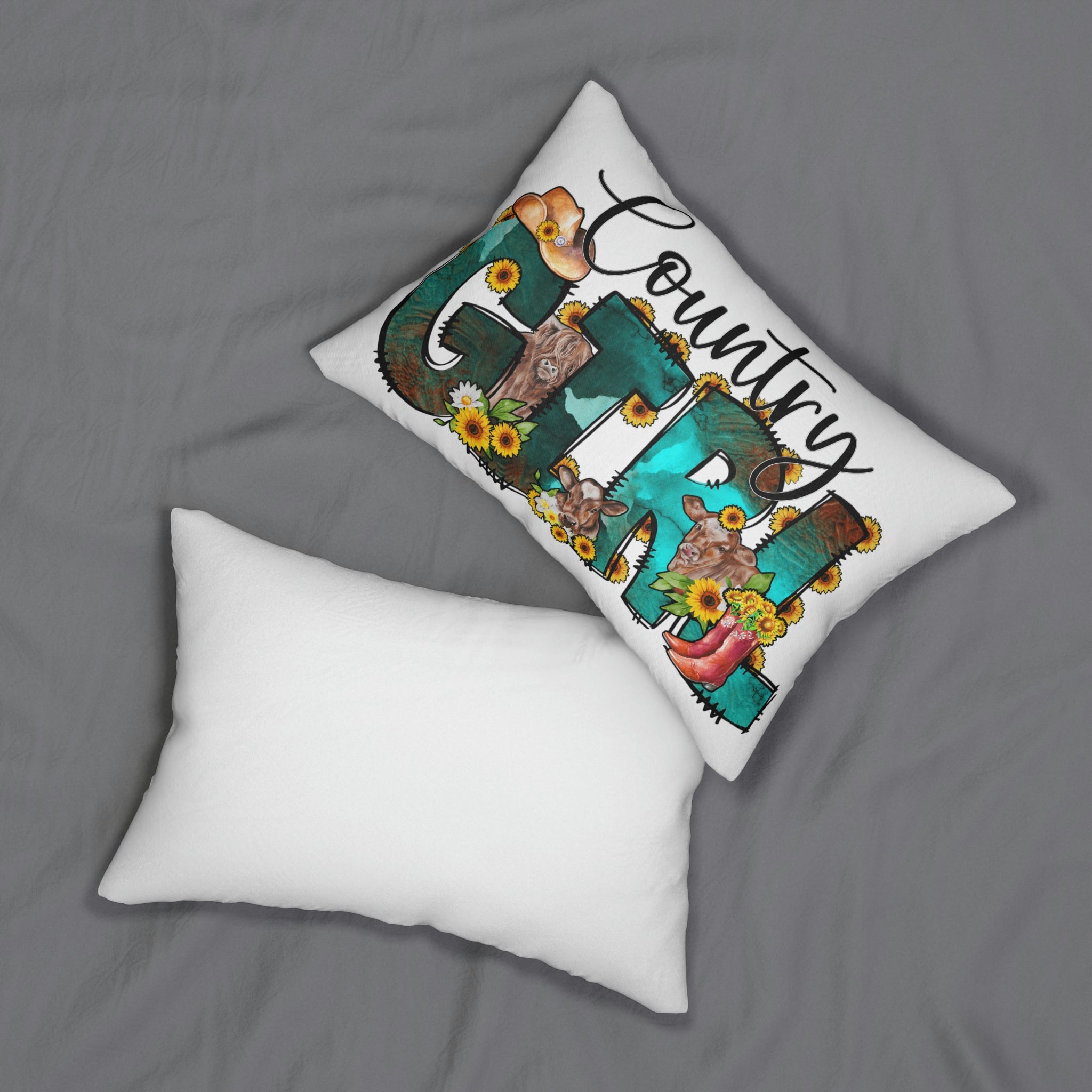 Spun Polyester Lumbar Pillow