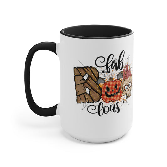 Two-Tone Coffee Mugs, 15oz