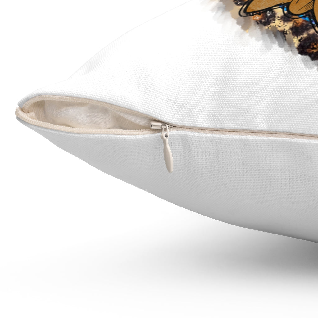 Spun Polyester Square Pillow