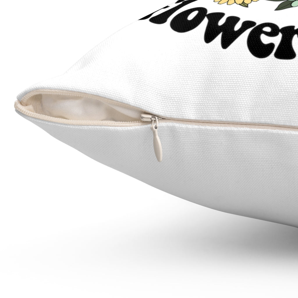 Spun Polyester Square Pillow