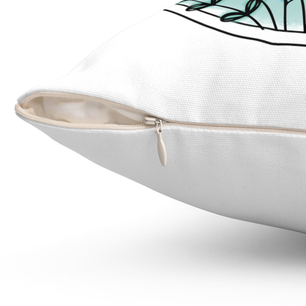 Spun Polyester Square Pillow