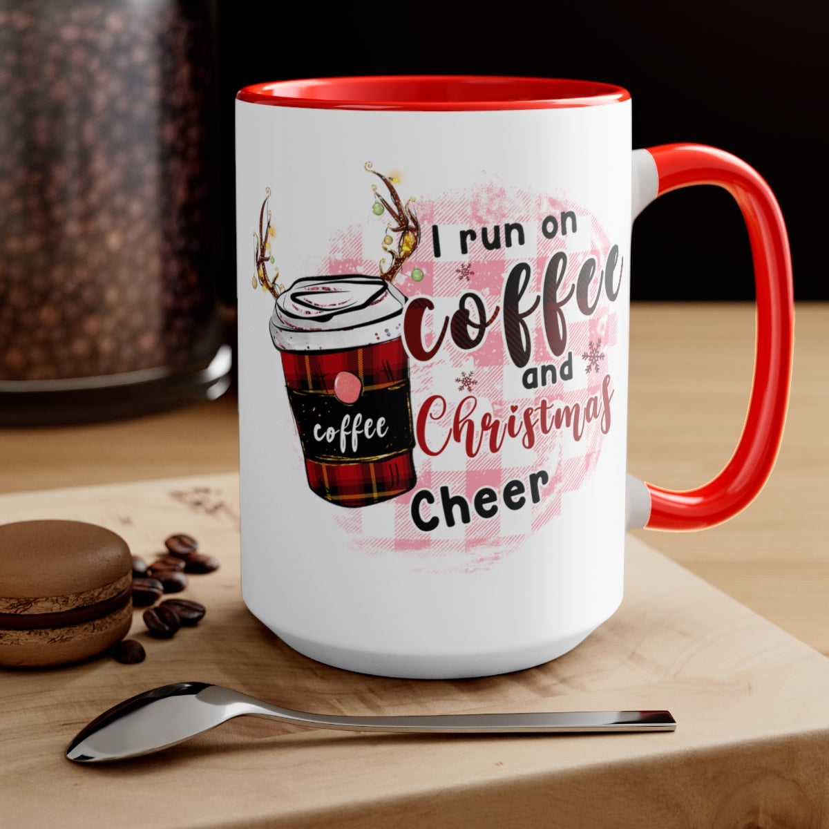 Two-Tone Coffee Mugs, 15oz