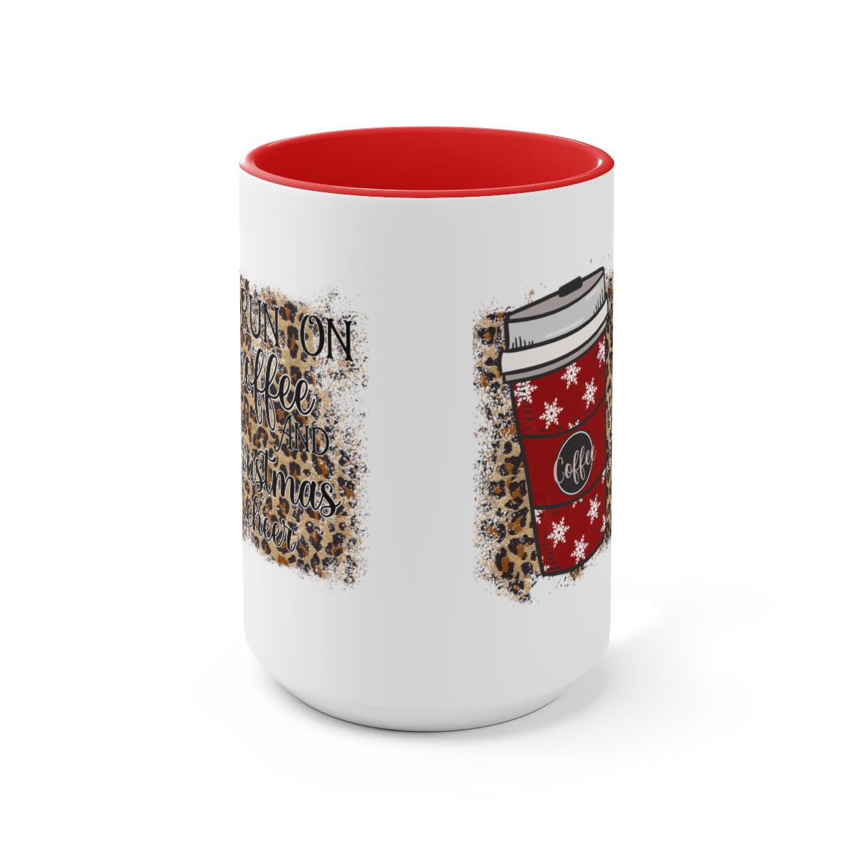 Two-Tone Coffee Mugs, 15oz
