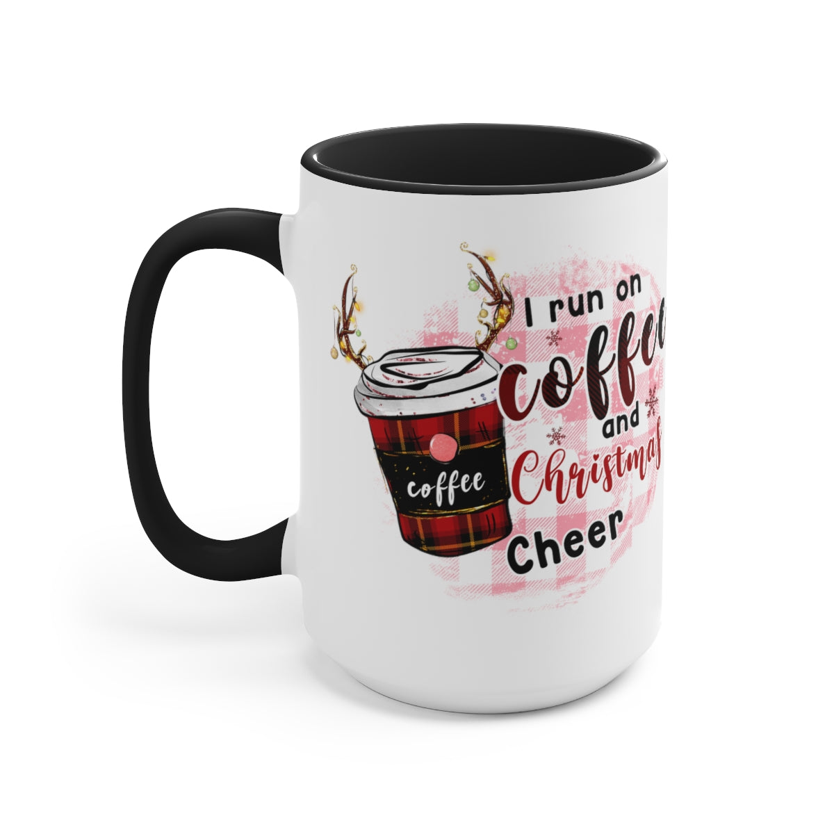 Two-Tone Coffee Mugs, 15oz