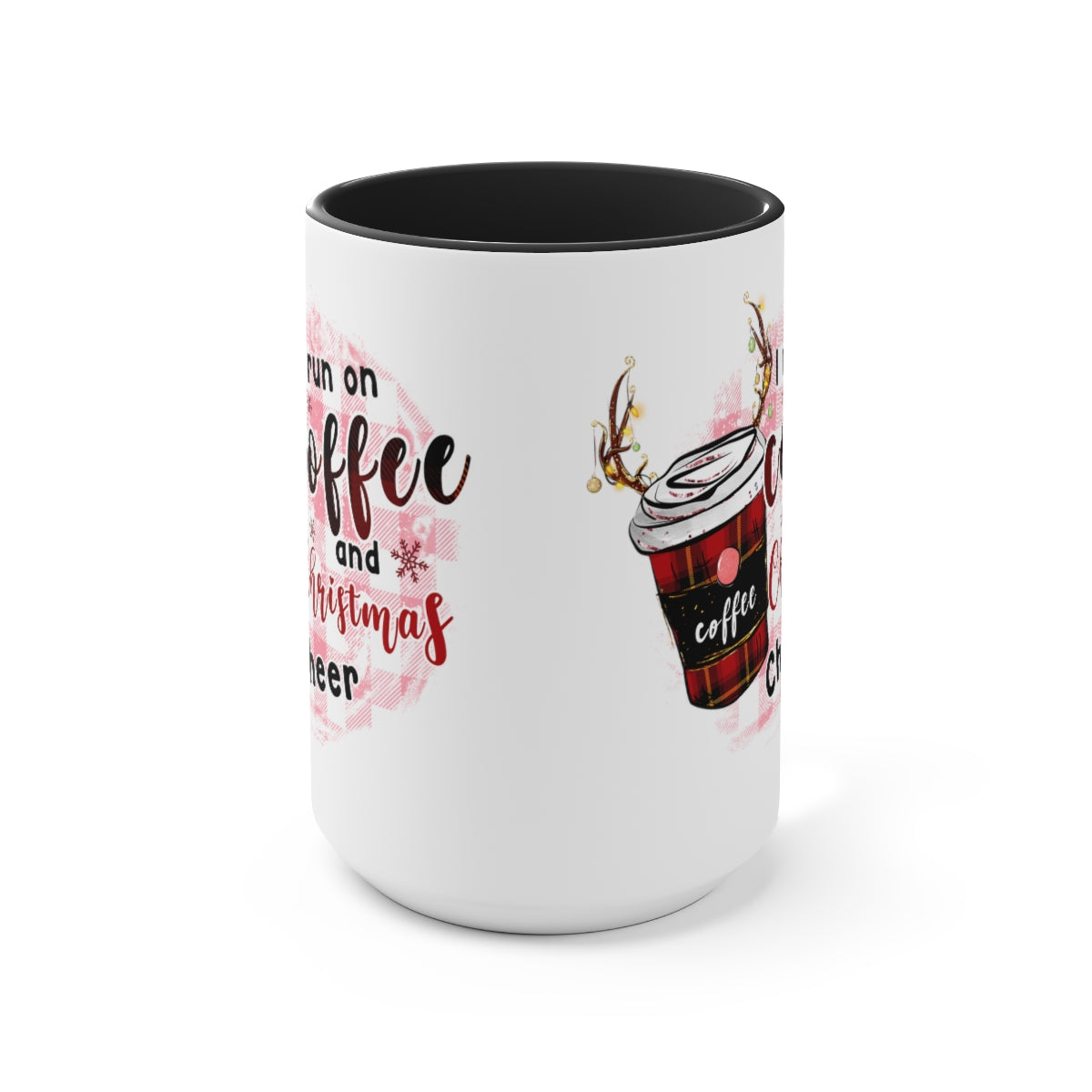 Two-Tone Coffee Mugs, 15oz