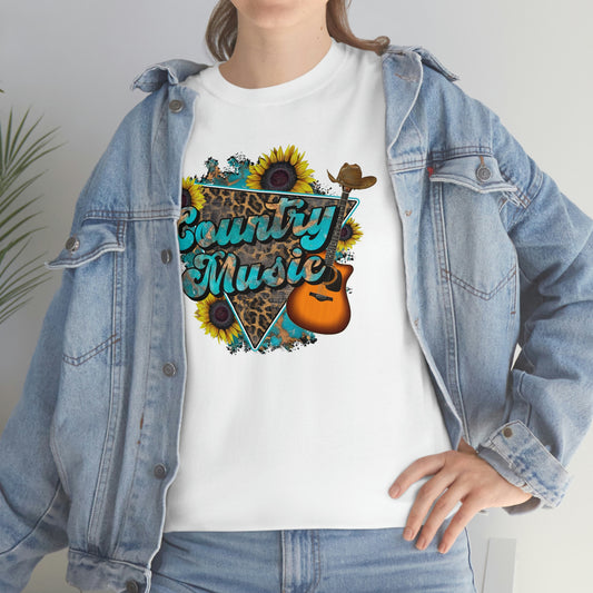 Country Music Heavy Cotton Tee
