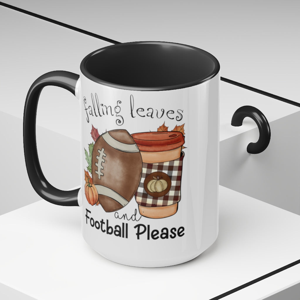 Two-Tone Coffee Mugs, 15oz