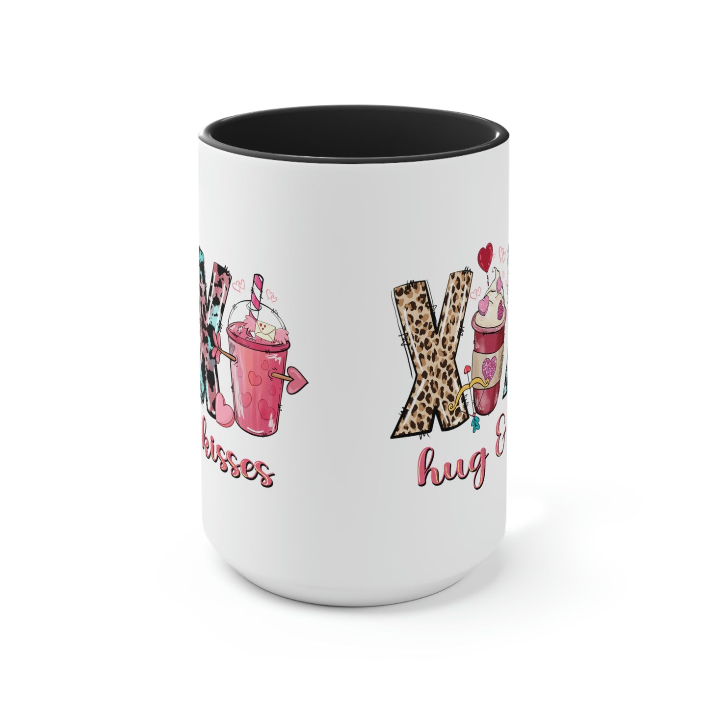 Two-Tone Coffee Mugs, 15oz