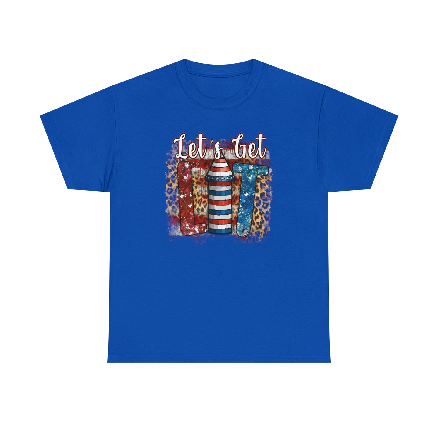 Light Up the Sky Patriotic Heavy Cotton Tee