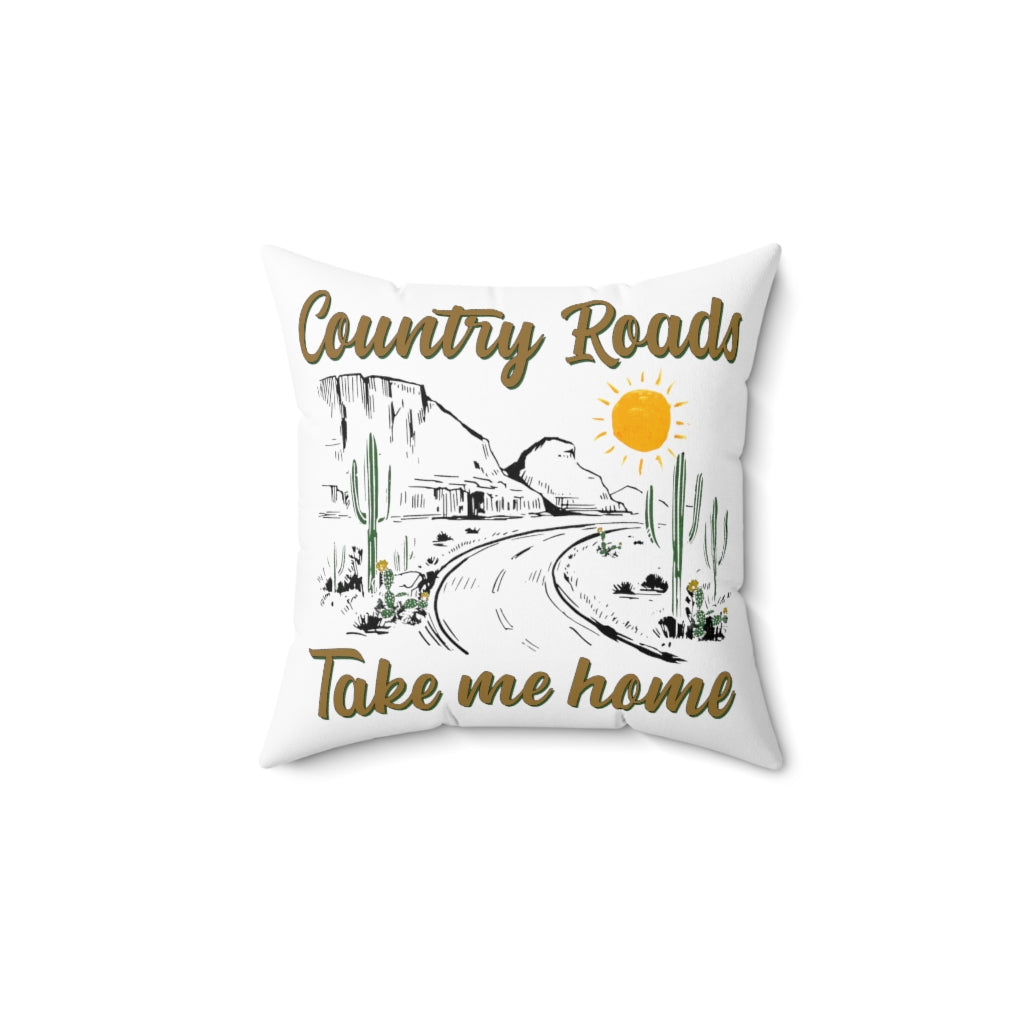 Spun Polyester Square Pillow