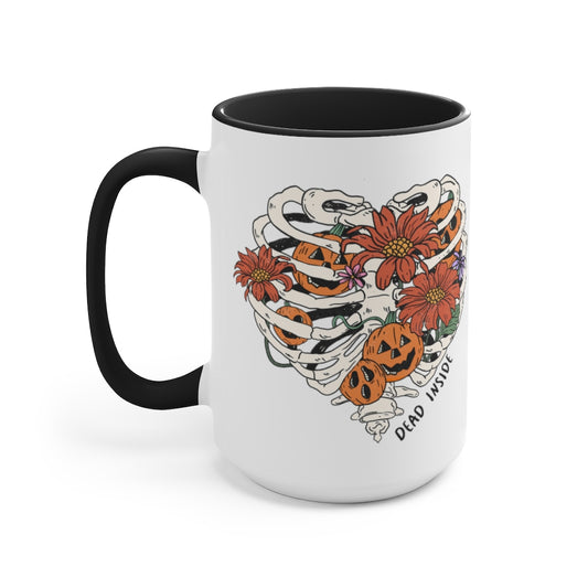 Two-Tone Coffee Mugs, 15oz