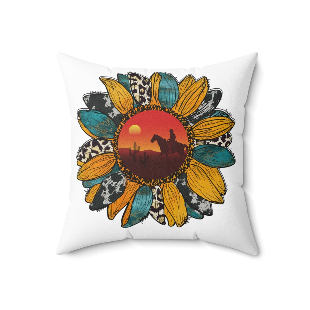 Spun Polyester Square Pillow