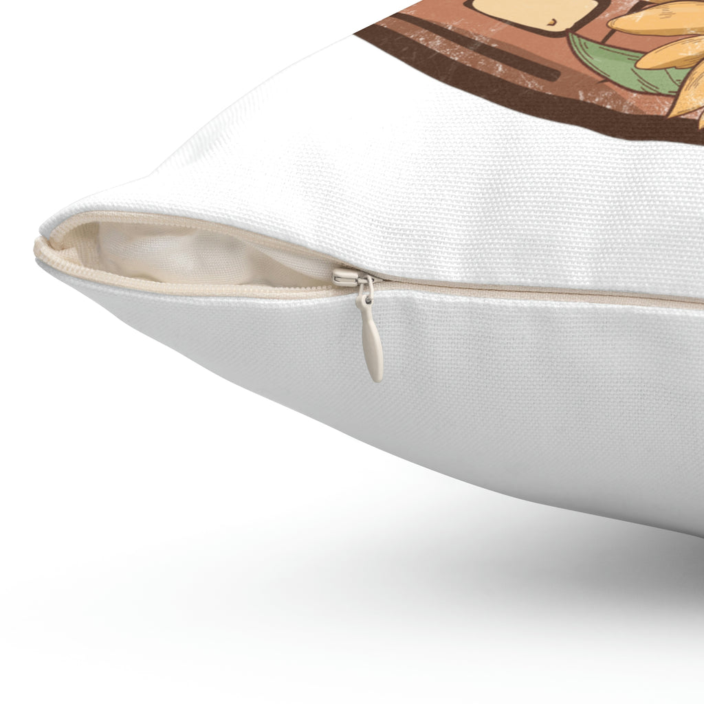 Spun Polyester Square Pillow