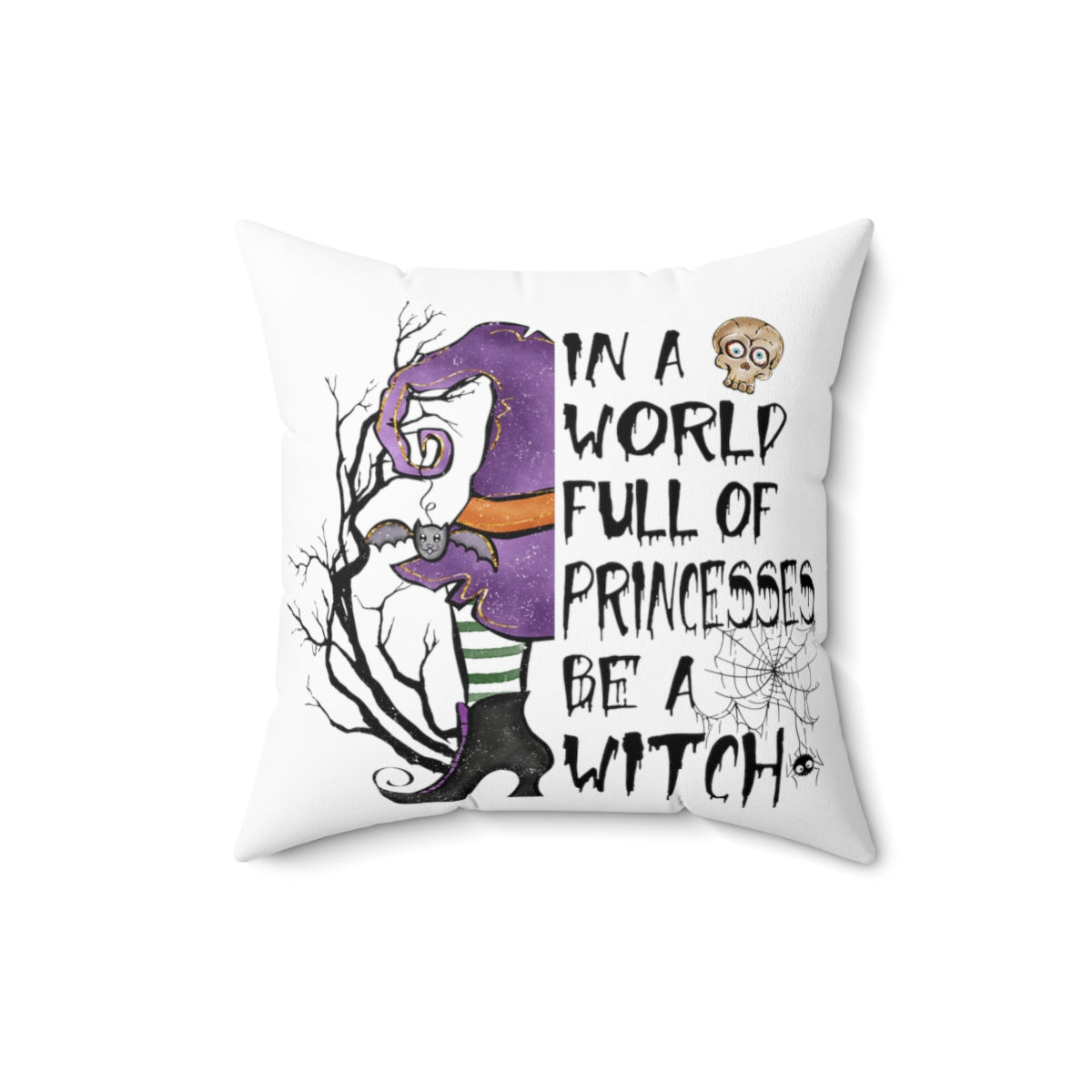Spun Polyester Square Pillow